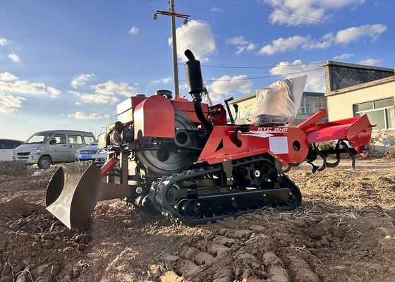 پرورش دهنده مزرعه تلر چرخش زراعت خزنده تراکتور کوچک 25 اسب
