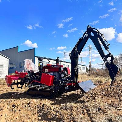 35 HP مینی تراکتور خزنده باغ HYCT-25D با Dozer جلو