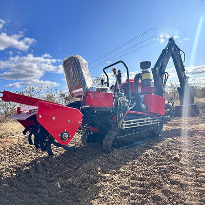 35 HP مینی تراکتور خزنده باغ HYCT-25D با Dozer جلو