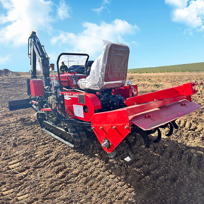 35 HP مینی تراکتور خزنده باغ HYCT-25D با Dozer جلو