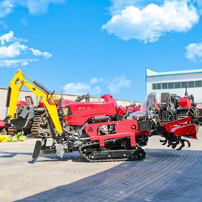 تولید کننده 25HP 35HP تراکتور کوچک خزنده Paddy خشکی زمین دیزل تراکتور کوچک مزرعه