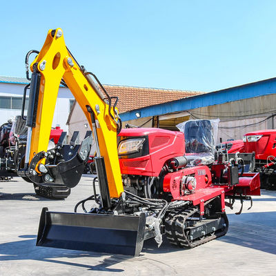 تولید کننده 25HP 35HP تراکتور کوچک خزنده Paddy خشکی زمین دیزل تراکتور کوچک مزرعه