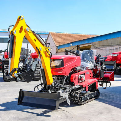 تولید کننده 25HP 35HP تراکتور کوچک خزنده Paddy خشکی زمین دیزل تراکتور کوچک مزرعه