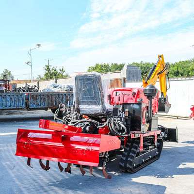 تولید کننده 25HP 35HP تراکتور کوچک خزنده Paddy خشکی زمین دیزل تراکتور کوچک مزرعه