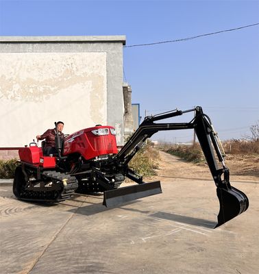 تراکتور زراعی 80HP کرولر تراکتور مینی Dozer تجهیزات مزرعه