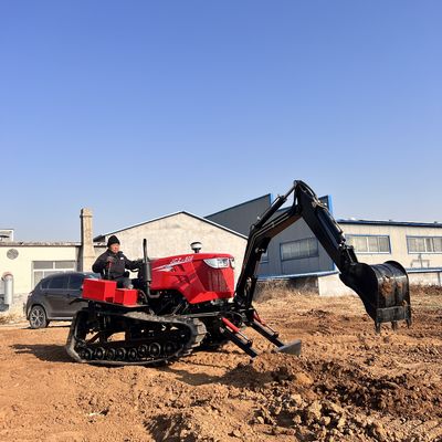 تراکتور زراعی 80HP کرولر تراکتور مینی Dozer تجهیزات مزرعه
