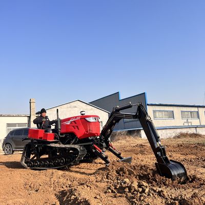 تراکتور زراعی 80HP کرولر تراکتور مینی Dozer تجهیزات مزرعه