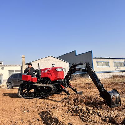 تراکتور زراعی 80HP کرولر تراکتور مینی Dozer تجهیزات مزرعه