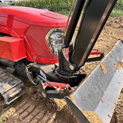 تراکتور کمپیکت 100hp تراکتور کاوشگر تراکتور هیدرولیک مزرعه کمپیکت با بارگیری / حفاری جلو