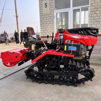 تجهیزات ماشین آلات کشاورزی 35HP دیزل مزرعه تراکتور پیاده با ماشین چرخشی