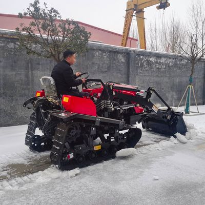 موتور دیزل کشاورزی 50HP در حال نشستن در حال حرکت کشنده تراکتور با بارگیری