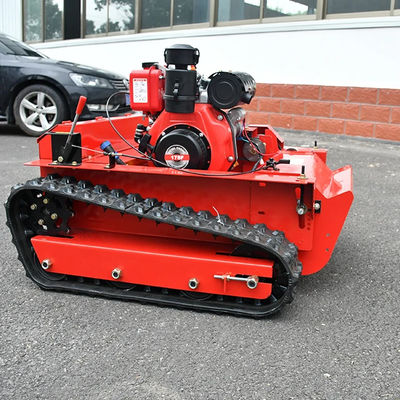 11HP تراکتور مینی ماشین تراش چمن تجهیزات سنگین کنترل از راه دور 650w