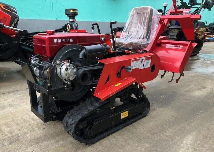 25HP مینی پدی کرولر تجهیزات ساخت و ساز قدرت تلر تراکتور راه رفتن با موتور دیزل